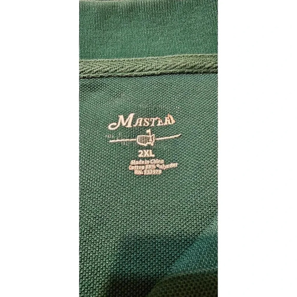 Older Masters Green Golf Polo Size 2XL Short Sleeve - Picture 4 of 6